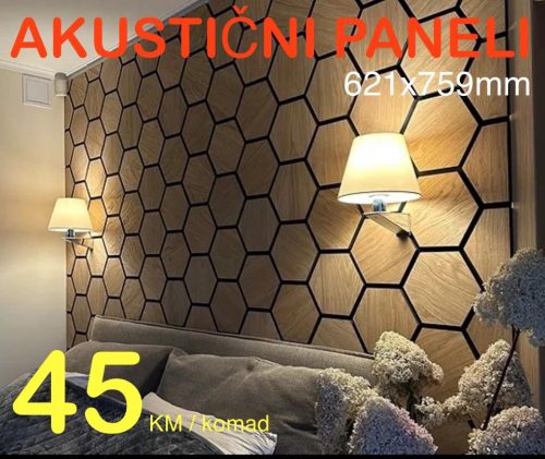 Premium akustični paneli 621x759 mm